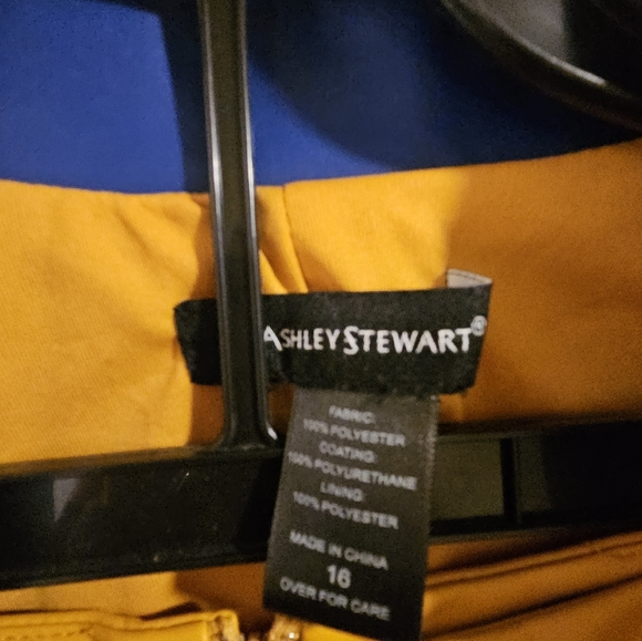 Ashley Stewart Faux Leather Jacket and Skirt - Picture 4 of 5